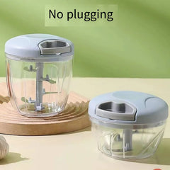 600ML Manual Meat Mincer & Garlic Chopper