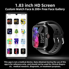 1.83" Waterproof Smart Watch with Call & Sleep Monitoring for iPhone Android