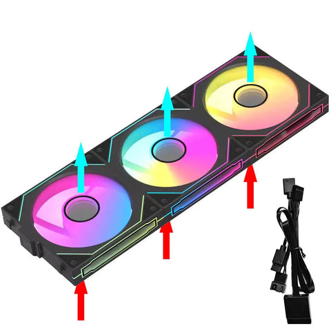 JUMPEAK MX120 360mm Wireless ARGB Case Cooling Fan