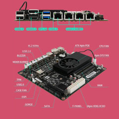N5105 Industrial NAS Motherboard