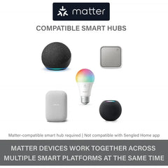 Sengled Smart Bulb – Multicolor, Alexa-Compatible, A19 LED