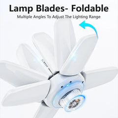 E27 LED Ceiling Fan Light – 3 Gear Fan with Remote