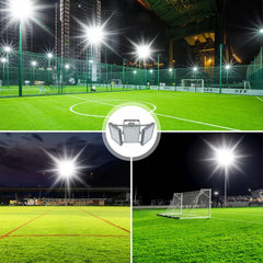 5000K LED Security Lights – 3 Adjustable Heads, IP66 Waterproof