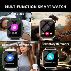 1.83" Waterproof Smart Watch with Call & Sleep Monitoring for iPhone Android