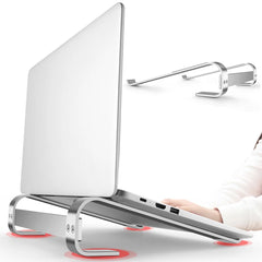 Aluminum Laptop Stand – Ergonomic Ventilated Bracket for 10-18" Laptops