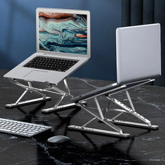 Folding Adjustable Laptop Stand – Aluminum Heat Dissipation Holder