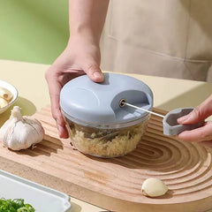 600ML Manual Meat Mincer & Garlic Chopper