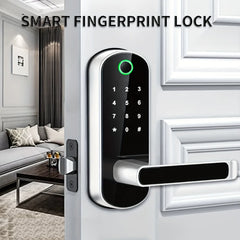 Smart Fingerprint Door Lock – WIFI, App Remote Control, IP67 Waterproof, with 2 IC Cards