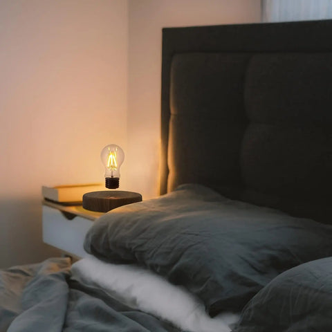 360° Rotating LED Bulb – Unique Suspended Light for Room Decor