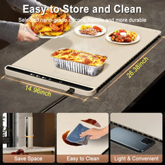 Electric Warming Tray – Portable Foldable Food Warmer
