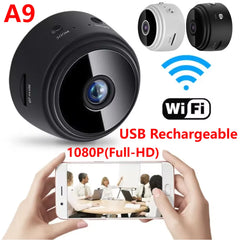 A9 WiFi Mini Camera – 1080P Wireless Video & Voice Recorder for Security