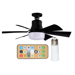 Ceiling Fan Light with Remote – 3 Gear Dimmable Fan