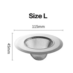 JJYY Stainless Steel Sink Strainer – Hair & Sewer Floor Drain Strainer