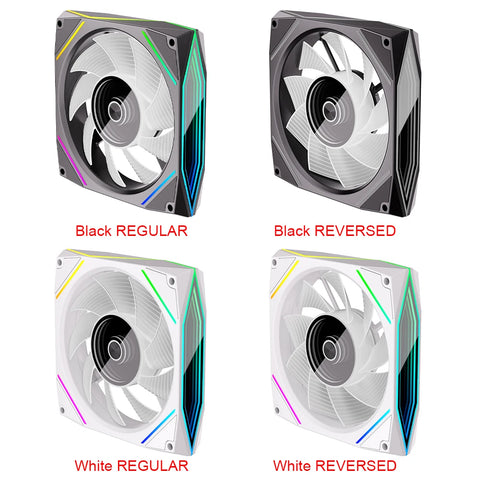 120mm ARGB CPU Fan – 800-1800RPM, 71 CFM, PWM Silent Cooling