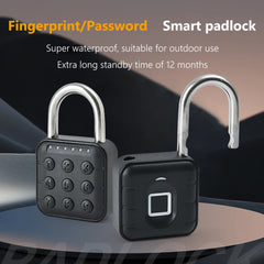 Waterproof Fingerprint Lock – Tuya APP Keyless Security for Home & Workshop