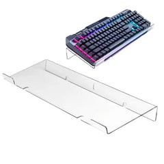 Transparent Ergonomic Keyboard Stand – Acrylic Riser & Desk Lifter