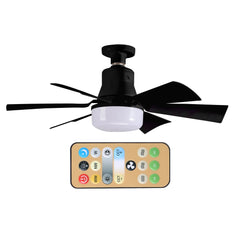 Ceiling Fan Light with Remote – 3 Gear Dimmable Fan