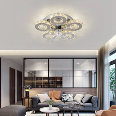 Modern LED Ceiling Fan Light – Smart APP & Remote Control