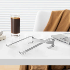 Aluminum Laptop Stand – Ergonomic Ventilated Bracket for 10-18" Laptops