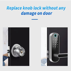 Smart Fingerprint Door Lock – WIFI, App Remote Control, IP67 Waterproof, with 2 IC Cards