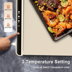 Electric Warming Tray – Portable Foldable Food Warmer