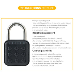 Waterproof Fingerprint Lock – Tuya APP Keyless Security for Home & Workshop
