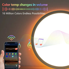 RGB Smart Ceiling Lamp – Voice Control, Alexa & Google Compatible