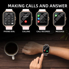 1.83" Waterproof Smart Watch with Call & Sleep Monitoring for iPhone Android