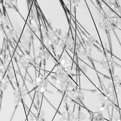 Modern Dandelion Crystal Ceiling Light – 6 Heads G9 LED Chandelier
