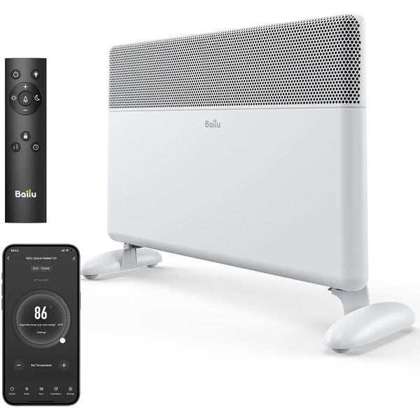1500W Convection Panel Space Heater – WiFi & Remote Control