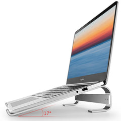 Aluminum Laptop Stand – Ergonomic Ventilated Bracket for 10-18" Laptops