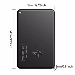 Wireless Charging GPS Wallet Tracker – Waterproof, Bluetooth Locator