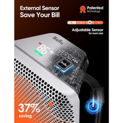 1500W Convection Panel Space Heater – WiFi & Remote Control