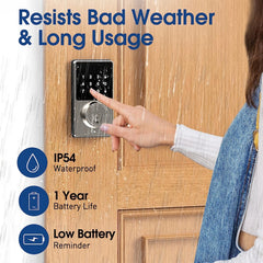 Smart Lock – Keyless Entry with Touchscreen Keypad