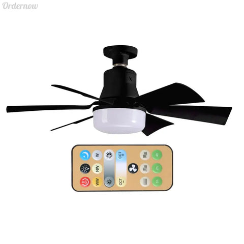 Ceiling Fan Light with Remote – 3 Gear Dimmable Fan