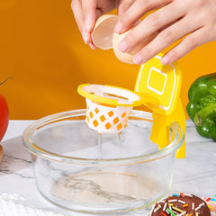 Egg Yolk Separator – 5/4/3/2PCS Egg Splitter, Basketball Frame Shape