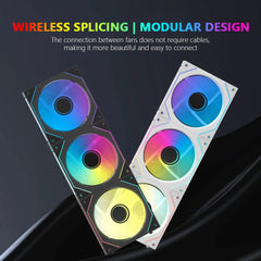 JUMPEAK MX120 360mm Wireless ARGB Case Cooling Fan