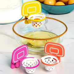 Egg Yolk Separator – 5/4/3/2PCS Egg Splitter, Basketball Frame Shape