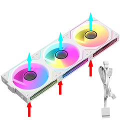 JUMPEAK MX120 360mm Wireless ARGB Case Cooling Fan