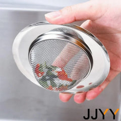 JJYY Stainless Steel Sink Strainer – Hair & Sewer Floor Drain Strainer