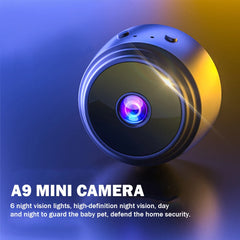A9 WiFi Mini Camera – 1080P Wireless Video & Voice Recorder for Security