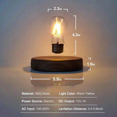 360° Rotating LED Bulb – Unique Suspended Light for Room Decor