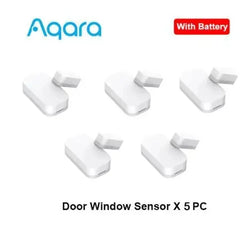 Aqara Zigbee Door Window Sensor – Wireless Alarm, Works with Aqara